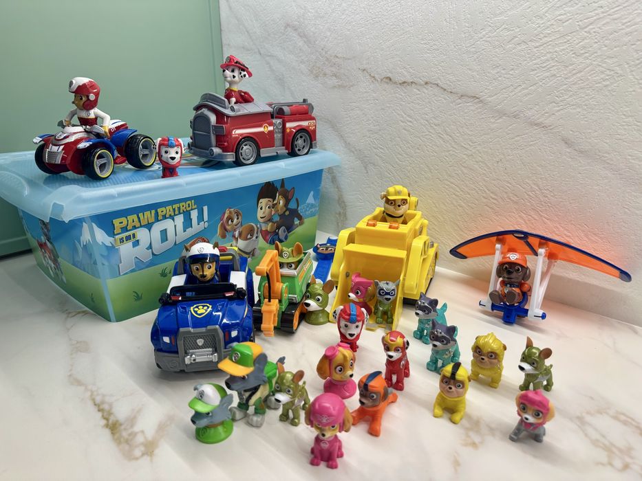 Psi Patrol pojazdy i figurki