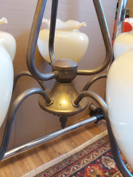 Zyrandol mosiężny  PRL