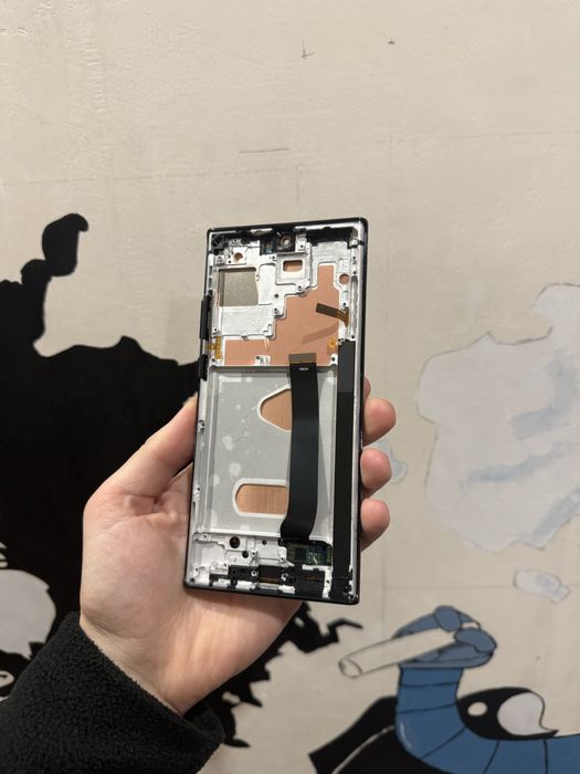 Дисплей Samsung Galaxy Note 20 Ultra без нюансів, з рамкою