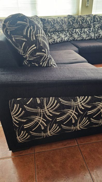 Sofá de canto com 5 lugares