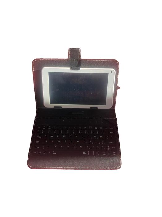 Tablet Smart 7" Quad Core dourado com capa
