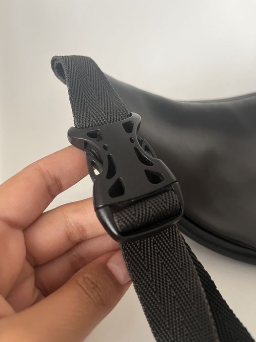 Бананка/сумка чорна, еко-шкіра