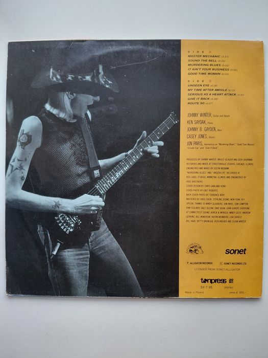 Winyl Johnny Winter Serious Business