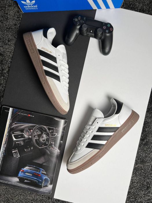 Чоловічі кросівки адідас Adidas Handball Spezial White Black [41-45]