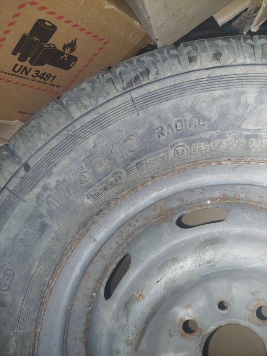 Koło fiat 125,Polonez 1500,  opona Stomil 175/R13
