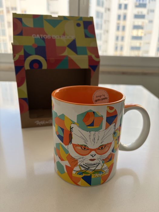 Caneca Gatos do Rock