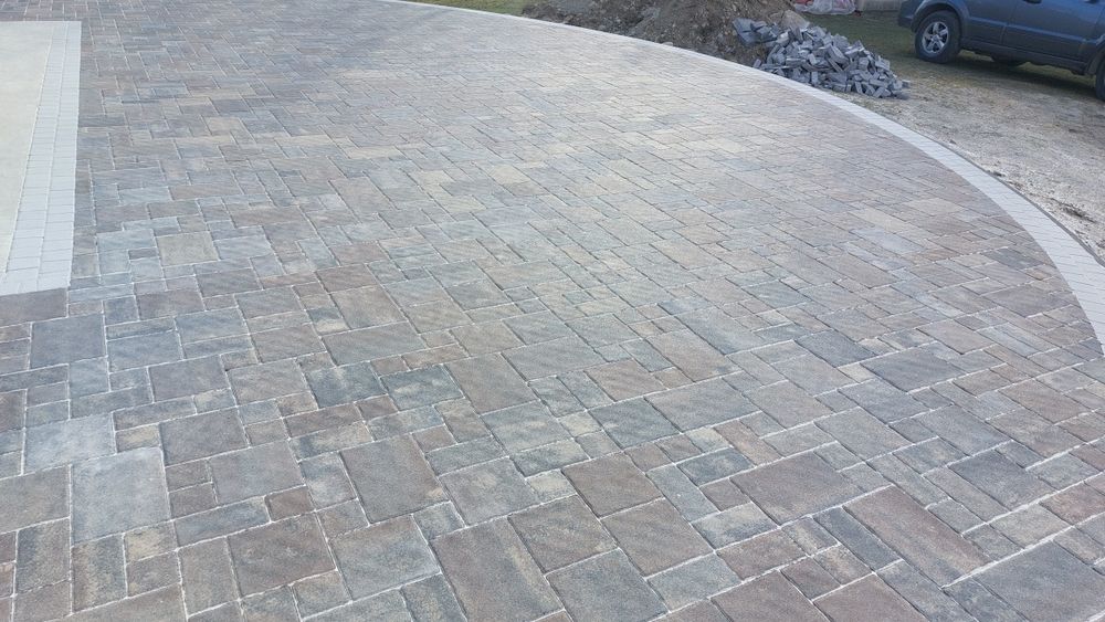 Бруківка встановлення продаж доставка плитка тротуарна