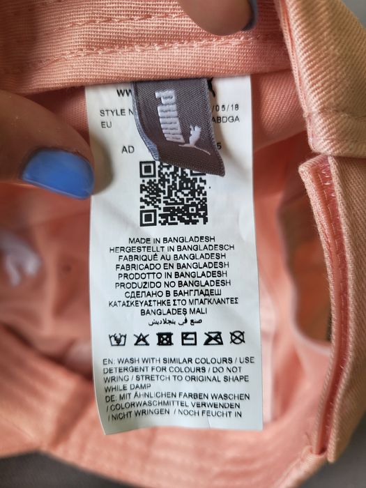 Czapka z daszkiem pudrowy róż Puma