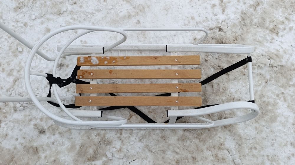 Дитячі сани з ручкою санки