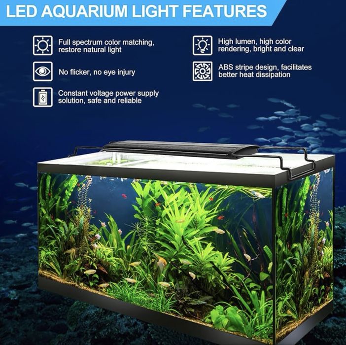 Lampa do akwarium/terrarium 11W 40-65cm