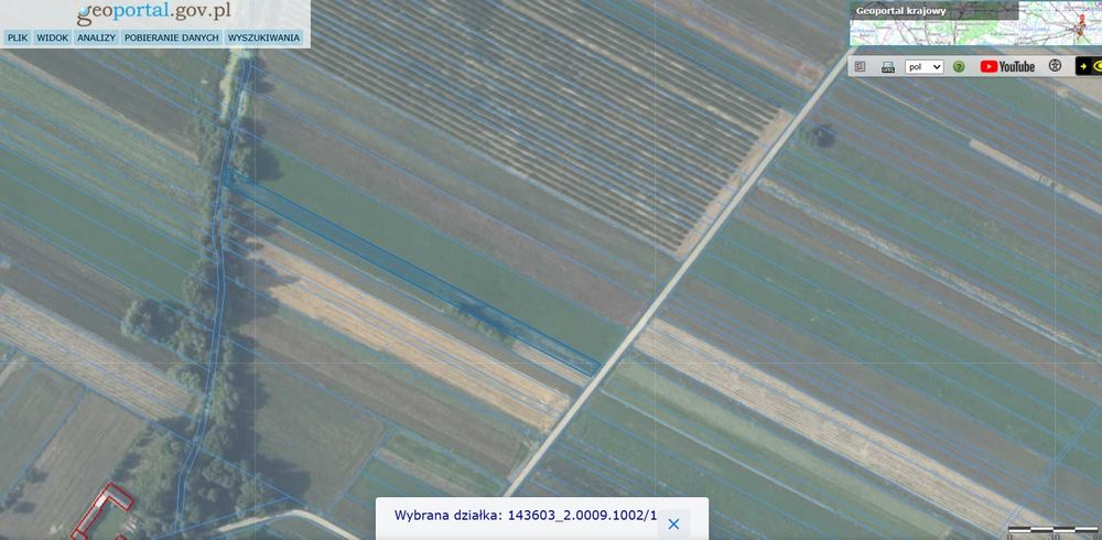 Sprzedam działki rolne na Powiślu 1,33 ha