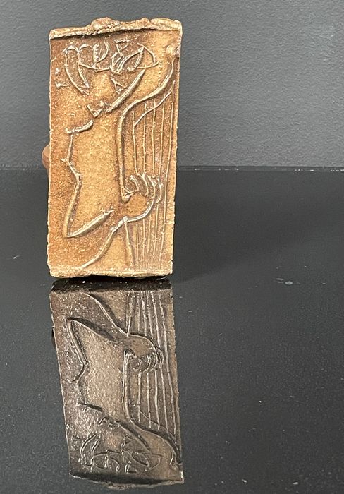 Plakieta ceramiczna ozdobna ceramiczna w nurcie secesji