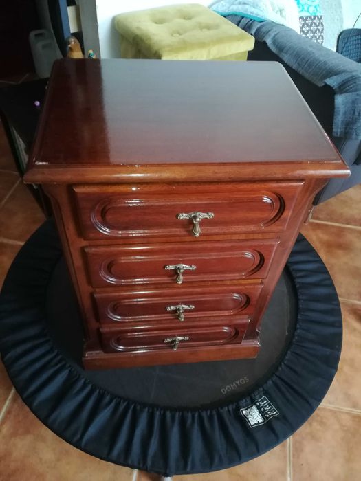 Mesinha de Cabeceira Madeira Castanho