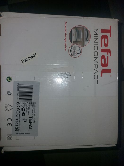 Tefal Minicompact parowar