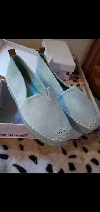 Espadryle na grubszej podeszwie 39