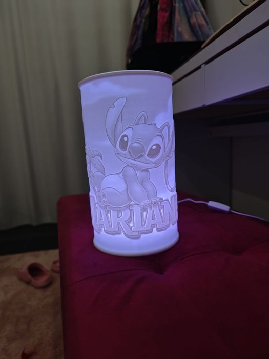 Candeeiro 3D Personalizado