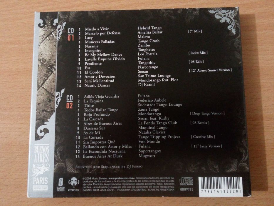 Buenos Aires Paris 3 - The Electronic Tango Anthology 2xCD - Baixa De Preço