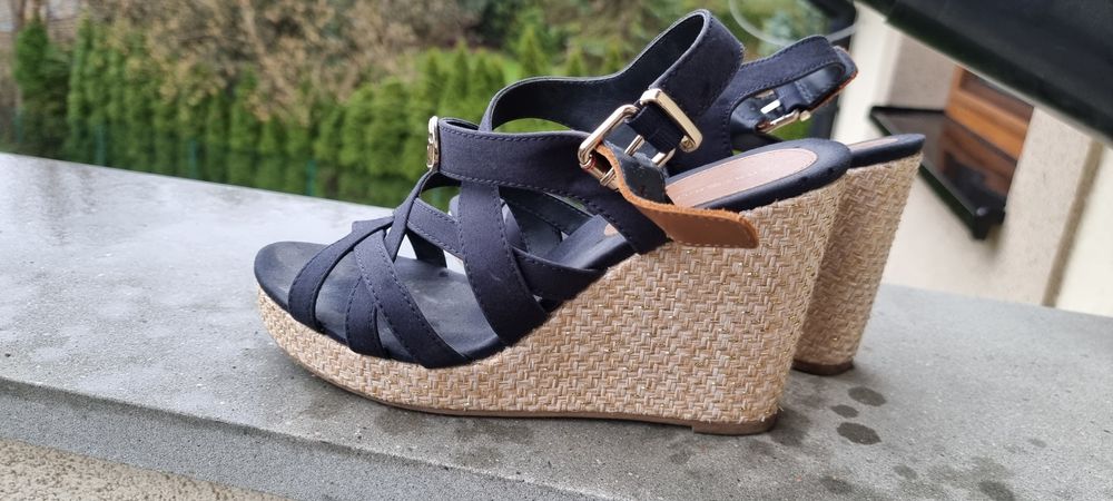 Sandały na koturnie Tommy Hilfiger roz41