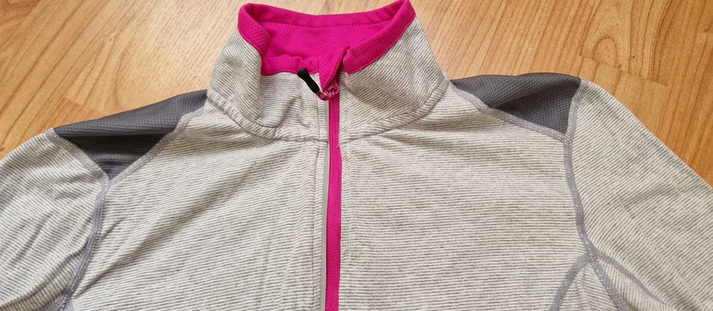 MPG Damska Bluza Termoaktywna 1/4 Zip, Odblaski,  Rozmiar S