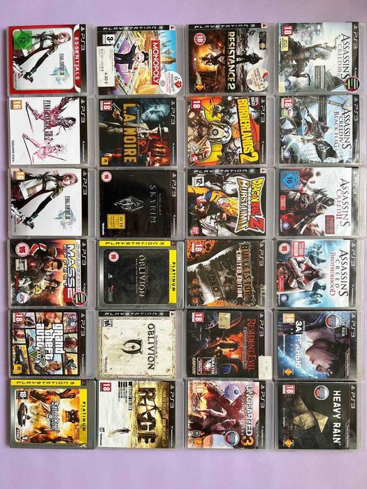 Игры на Playstation 3, Диски на Sony PS3