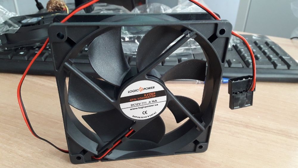 Вентилятор для корпуса logicpower 80 - 140 мм