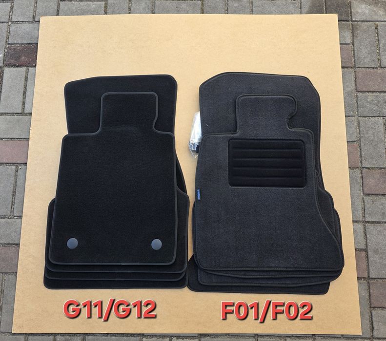 Велюрові коврики BMW 7 F01 F02 G11 G12 текстильні килимки ф01 г11 ки