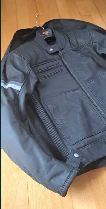 Casaco Premium de couro para motociclista Held Hot Rock