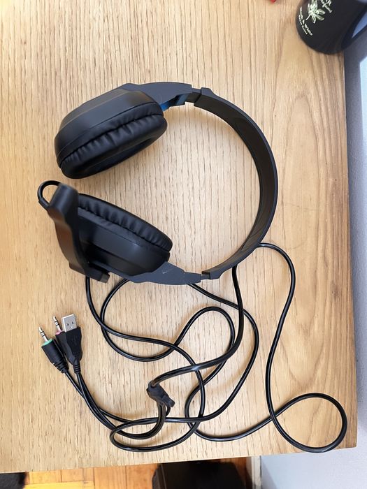 headphones gaming com fio da Wox