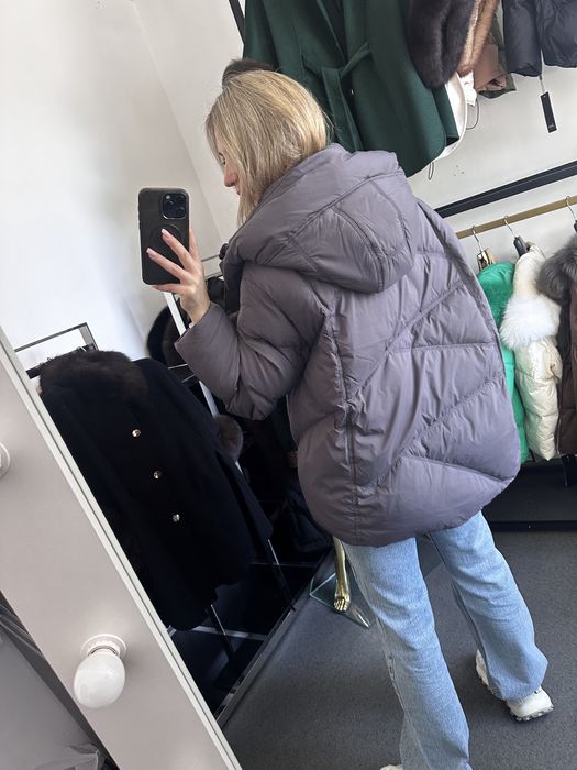 Пальто кашемір з хутром песець , пончо з хутром