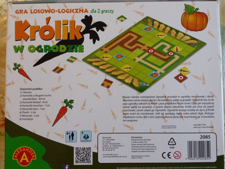 Gra Królik w ogrodzie
