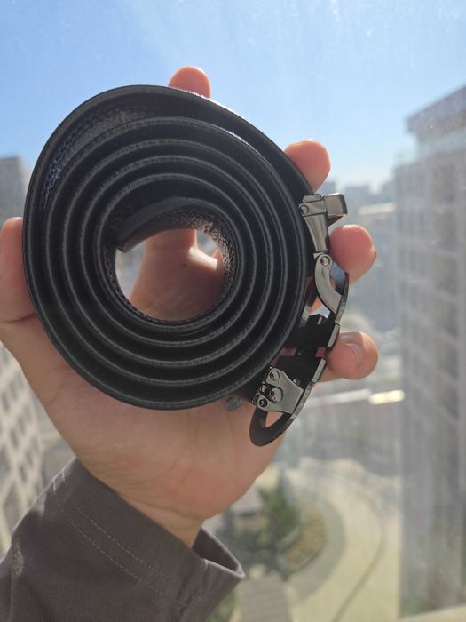 Ремень Salvatore Ferragamo Style / Black Gancini / Автомат / Old Money