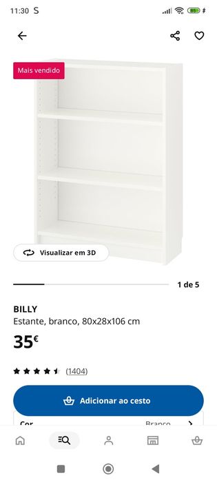 2 Estantes  Billy IKEA