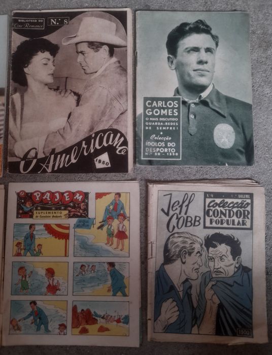 Livrinhos antigos Pagem, Condor, Ídolos do Desporto, Cinema  etc