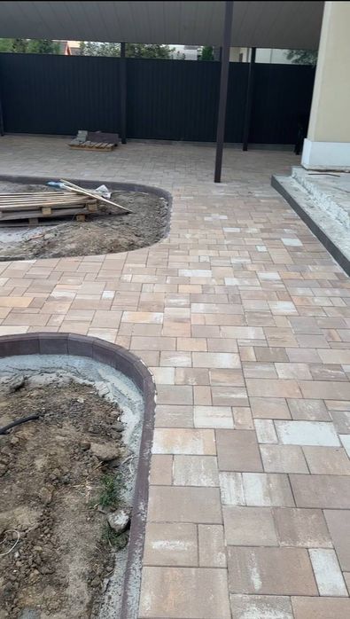 укладка тротуарной плитки под ключ ГОРЕНКА