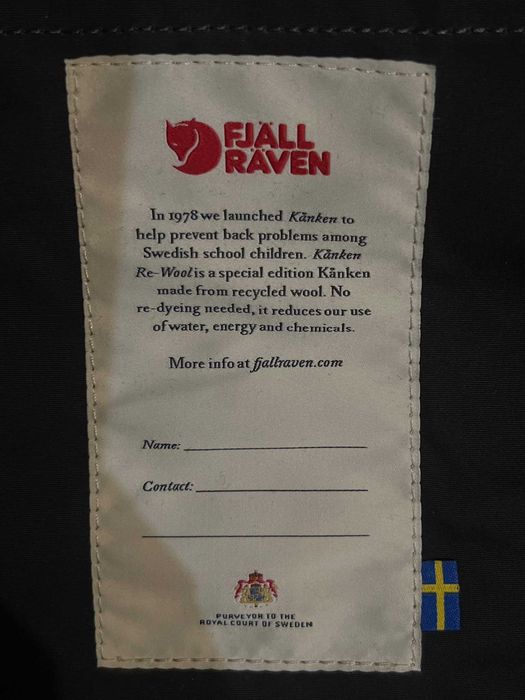 Nowy plecak miejski Fjällräven Kanken Re-Wool 16 l grey