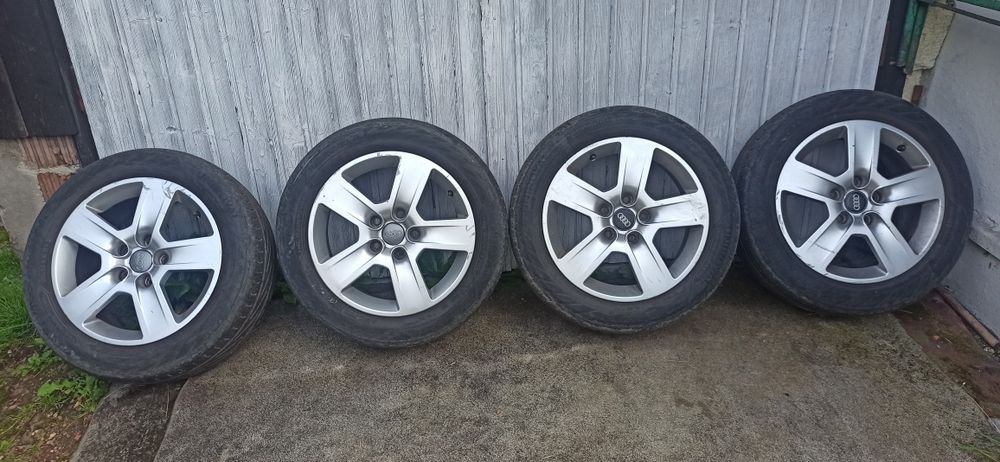 Koła felgi opony aluminiowe 5x112 205/55R16  ET42 audi VW skoda seat