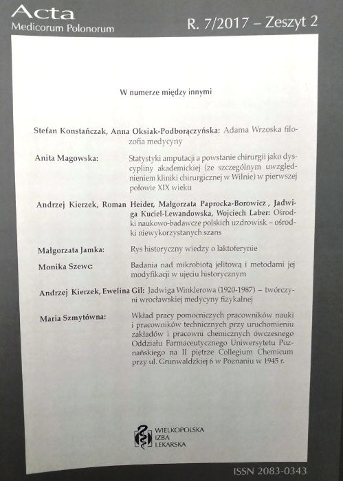 "Acta Medicorum Polonorum" czasopismo