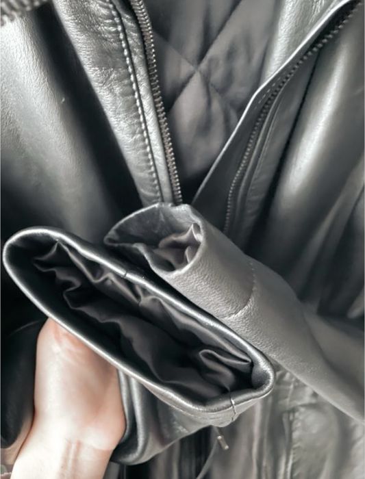 Дубленка Пальто натуральная кожа massimo dutti