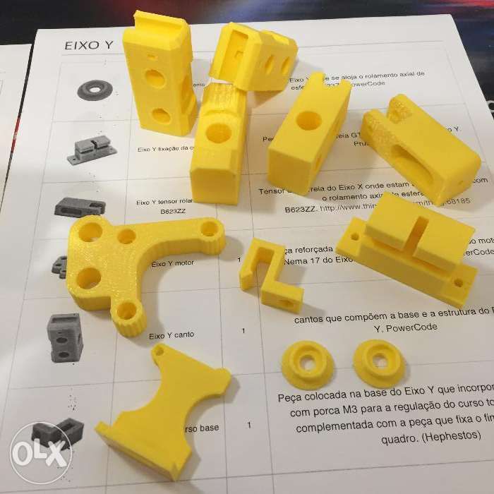 Prusa i3 Hephestos - Yellow - 3D printer