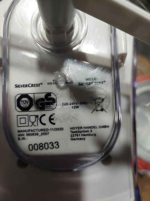 Maszynka do lodów SilverCrest