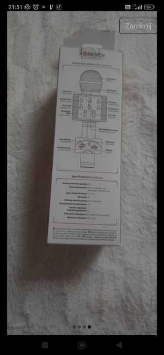 Mikrofon Karaoke bluetooth speaker bms-300