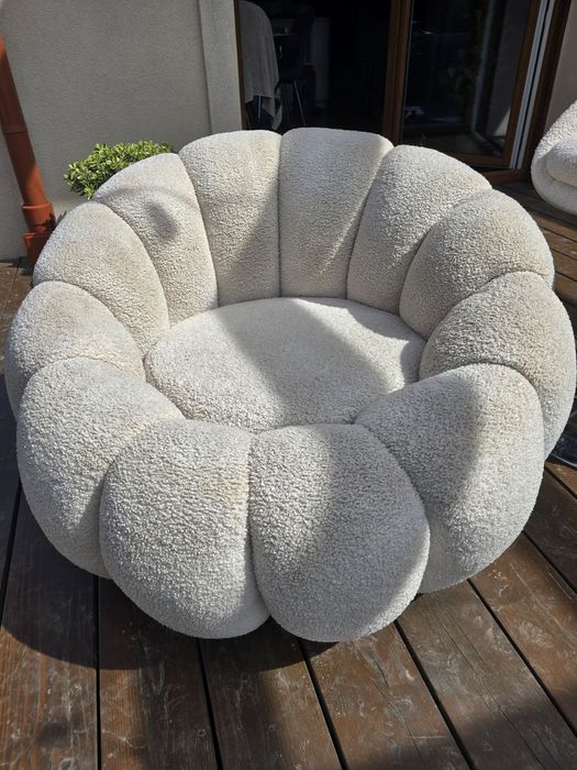 Fotel BOUCLE Halmar + 2x Hoker BOUCLE + puf GRATIS !