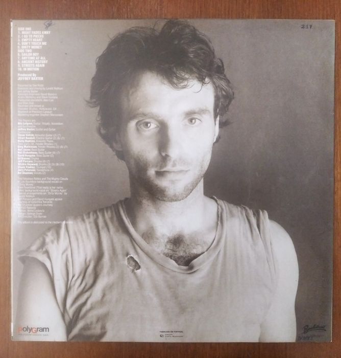 Niles Lofgren disco de vinil ”Night Fades Away"