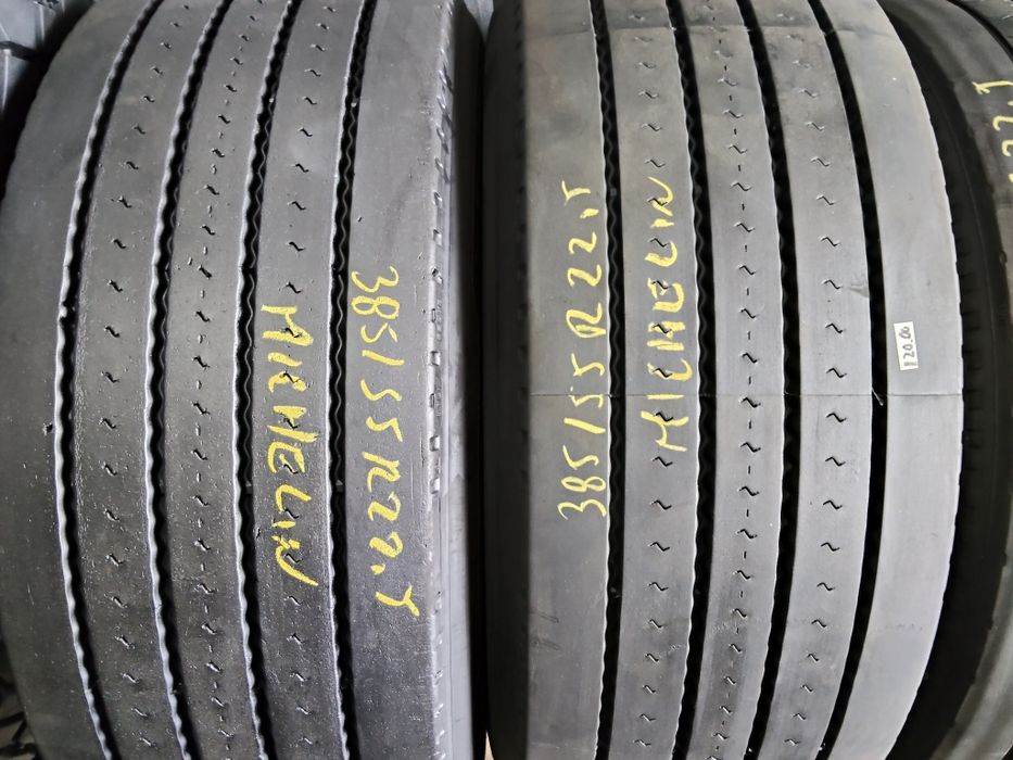 385/55R22,5 usados 85% piso
