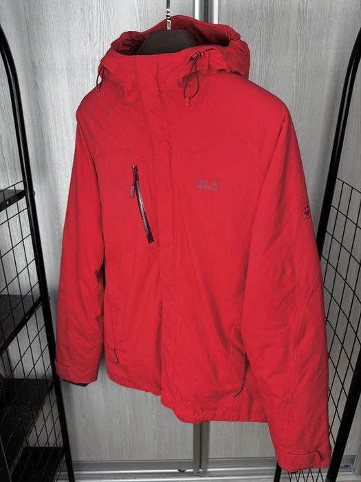 Jack Wolfskin Men Troposphere Ruby Red Winter Down Jacket