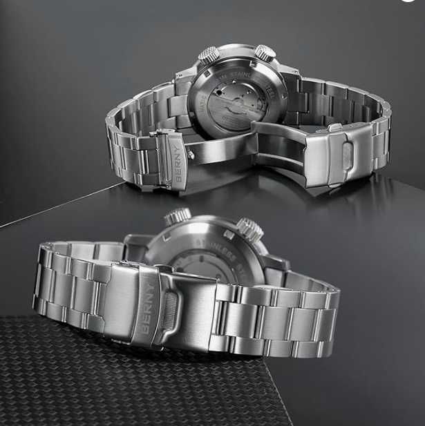 Zegarek BERNY zegarek en's Automatic Compressor Diver WatchAM7081MS