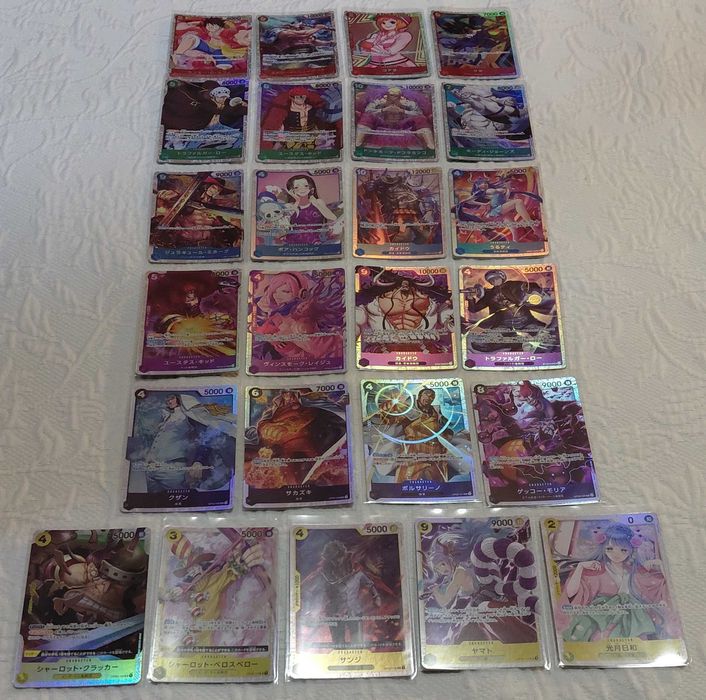 cartas one piece tcg op07-10-13 eb04 prb01-02 japones
