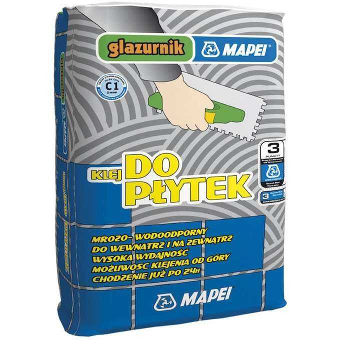 Mapei Klej Do Płytek Glazurnik/25KG (montaż zbiorniki betonowe szamba)