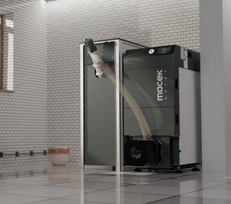 Kocioł na pellet, kotły Mocek 16kW, piec drewno promocja dotacja ZUM