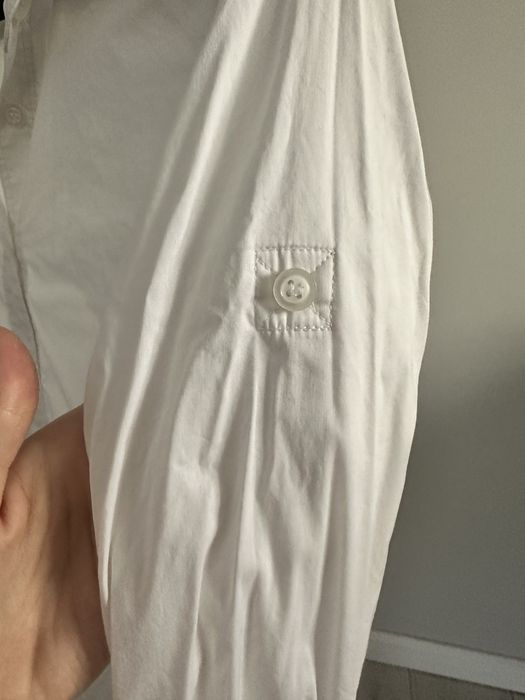 Biala klasyczna koszula bcbg maxazaria
